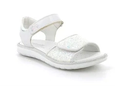 Primigi sandal hvid/sølv glimmer til piger